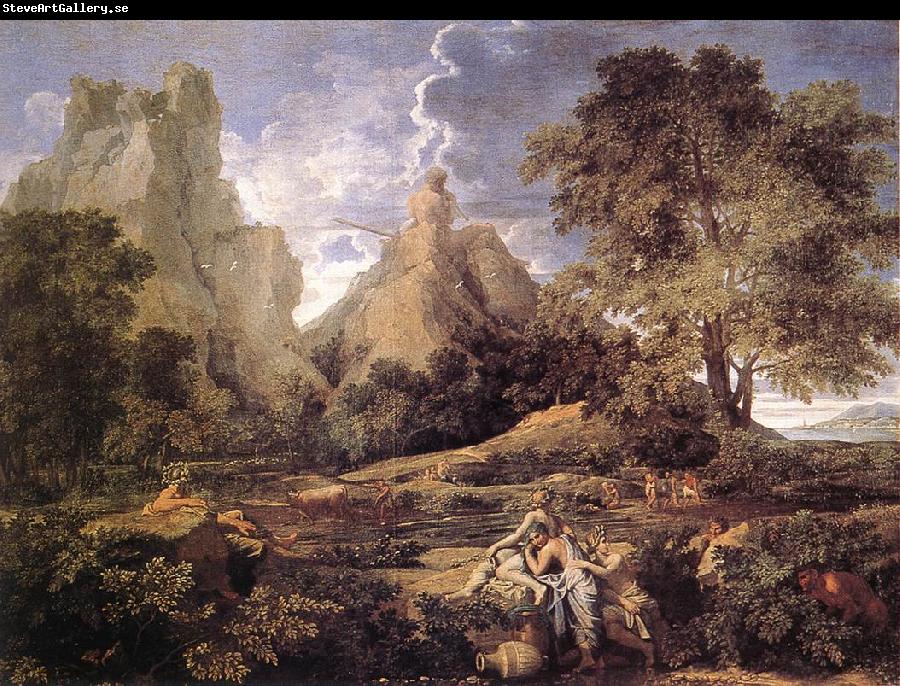 Nicolas Poussin Landscape with Polyphemus